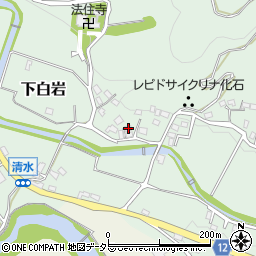 静岡県伊豆市下白岩528周辺の地図