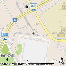 愛知県安城市池浦町池西209周辺の地図