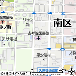 京都市吉祥院図書館周辺の地図