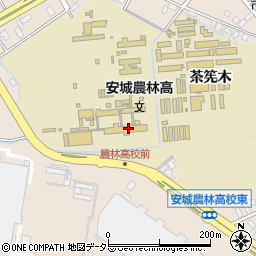 愛知県安城市池浦町茶筅木周辺の地図