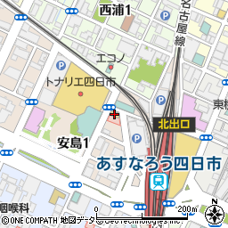 ＥＣＣジュニア・ＢＳ　四日市センター周辺の地図