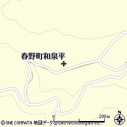 静岡県浜松市天竜区春野町和泉平108周辺の地図