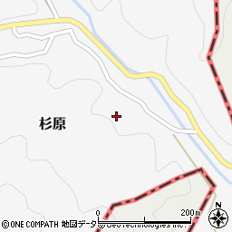 大阪府豊能郡能勢町杉原106-4周辺の地図