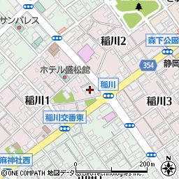 稲川うおとう周辺の地図