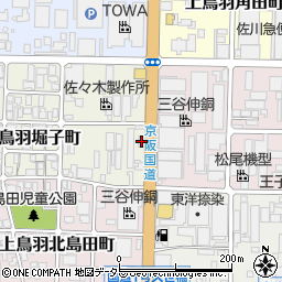 三甲大阪支店京都営業所周辺の地図