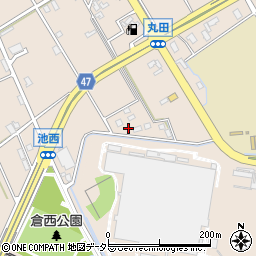愛知県安城市池浦町池西205周辺の地図
