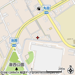 愛知県安城市池浦町池西205周辺の地図