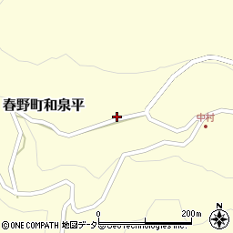 静岡県浜松市天竜区春野町和泉平104周辺の地図