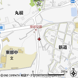 愛知県知多市八幡池下57-18周辺の地図