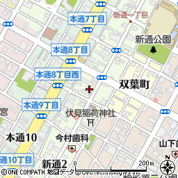 株式会社東海ビルメンテナス　静岡支店周辺の地図