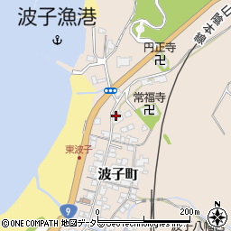 島根県江津市波子町イ-1004周辺の地図