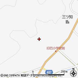 愛知県新城市作手清岳コゝメ沢周辺の地図