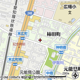 株式会社太田廣岡崎営業所周辺の地図