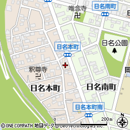 浅井商店　岡崎営業所周辺の地図