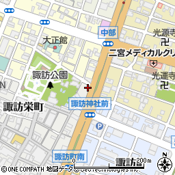 三重県四日市市諏訪栄町22-33周辺の地図