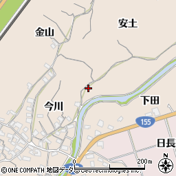 愛知県知多市日長今川80周辺の地図
