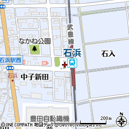 石浜駅周辺の地図