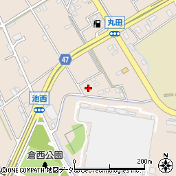 愛知県安城市池浦町池西204周辺の地図