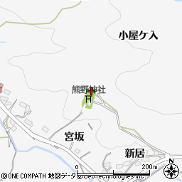 愛知県岡崎市箱柳町宮坂24周辺の地図