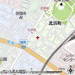 三重県四日市市北浜町周辺の地図