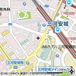 ファミリーマート三河安城駅前店周辺の地図
