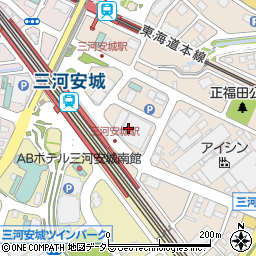 三河安城駐車場株式会社周辺の地図