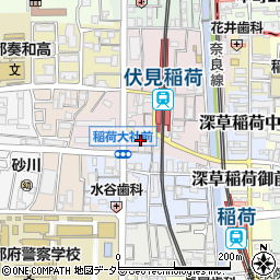 京風手焼あられ　不破商店周辺の地図