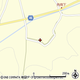 岡山県美作市角南846周辺の地図