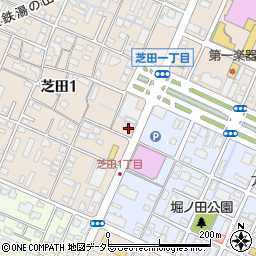 すき家四日市芝田店周辺の地図