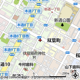 株式会社丸渡　本社ビル周辺の地図