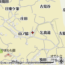 愛知県知多市岡田乞食道39周辺の地図