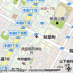 株式会社丸渡　本社周辺の地図