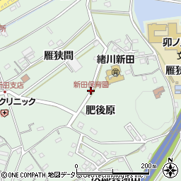 新田保育園周辺の地図