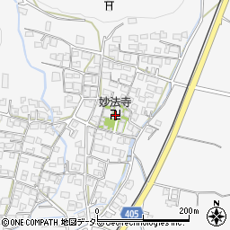 兵庫県神崎郡福崎町山崎842周辺の地図