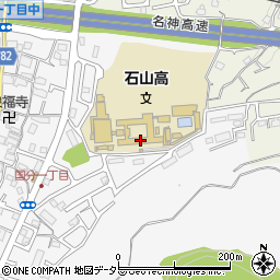 滋賀県立石山高等学校周辺の地図