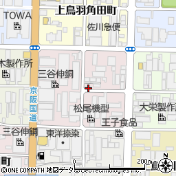 京都府京都市南区上鳥羽大柳町23周辺の地図