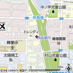 京都府京都市南区吉祥院稲葉町19周辺の地図