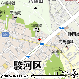 ローソン静岡八幡五丁目店周辺の地図