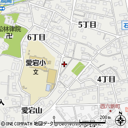岡崎市役所学区市民ホーム　愛宕学区市民ホーム周辺の地図