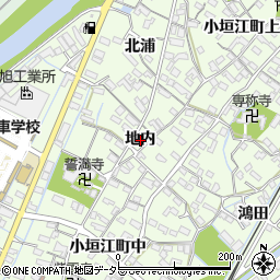 愛知県刈谷市小垣江町地内周辺の地図