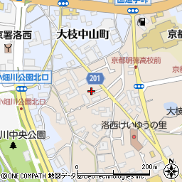 京都府京都市西京区大枝東長町1-525周辺の地図