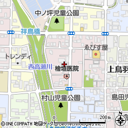 京都府京都市南区上鳥羽南中ノ坪町20周辺の地図