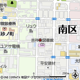 京都府京都市南区吉祥院前田町12周辺の地図