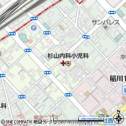 山田米店周辺の地図