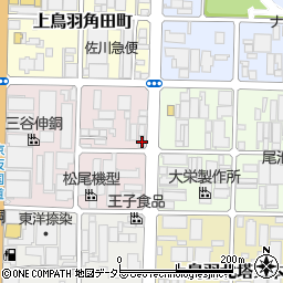 京都府京都市南区上鳥羽大柳町17周辺の地図