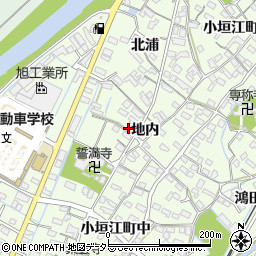 愛知県刈谷市小垣江町地内43周辺の地図