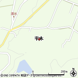 兵庫県加東市平木周辺の地図