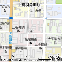 京都府京都市南区上鳥羽大柳町22周辺の地図