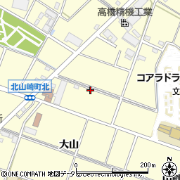 愛知県安城市北山崎町周辺の地図