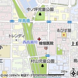 京都府京都市南区上鳥羽南中ノ坪町周辺の地図